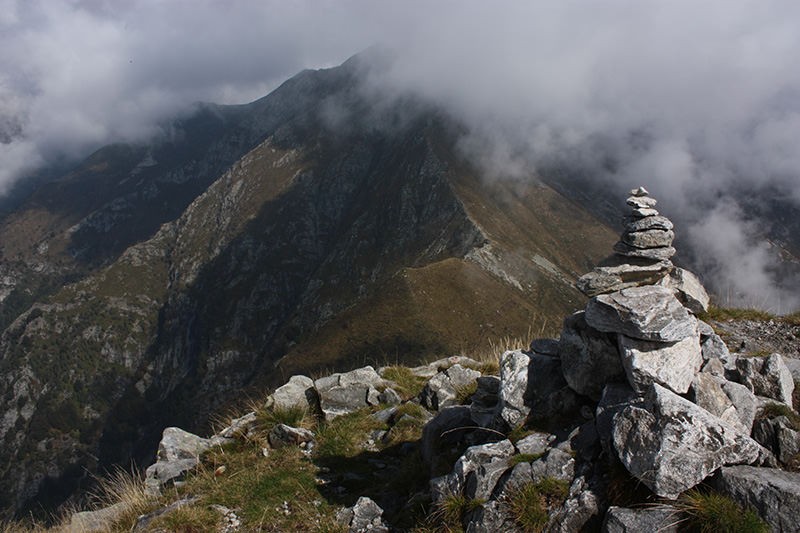 Le sommet de la Trosa en vue.       Photo: Franz Auf der Maur