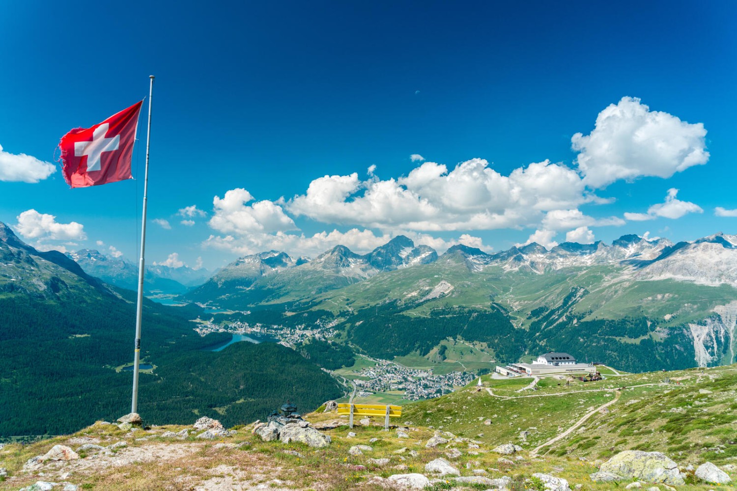 La Haute-Engadine dans toute sa splendeur. Photo: màd, Engadin St. Moritz Mountains, Roberto Moiola