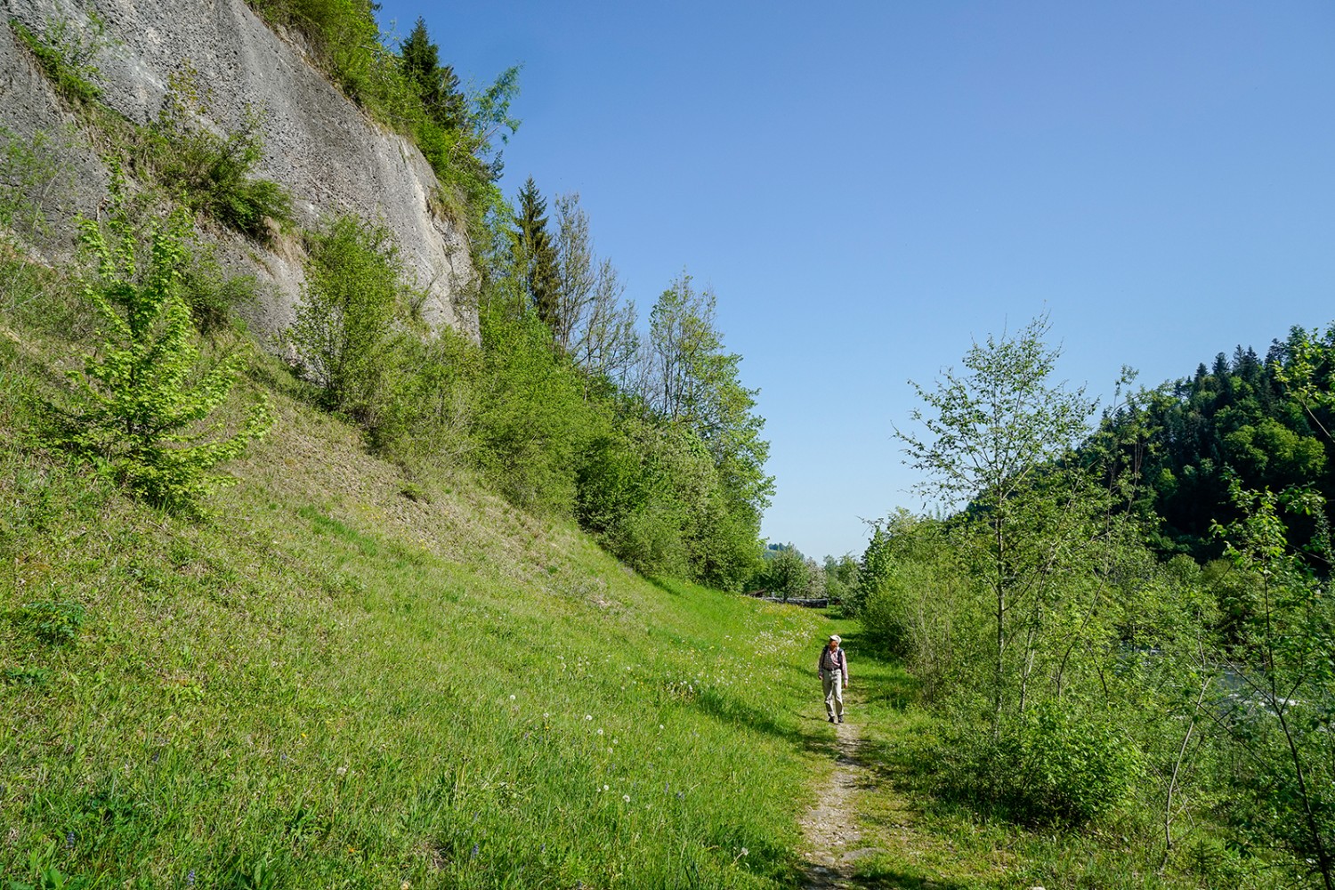 Am Zusammenfluss der Fontanne (links) und der Kleinen Emme.