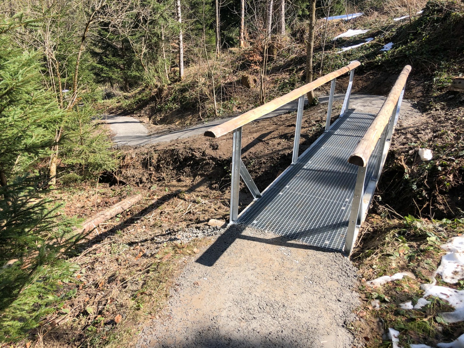 Nouveau pont au niveau de Hüttenberg, au-dessus de Gonten. Photo: appenzell.ch