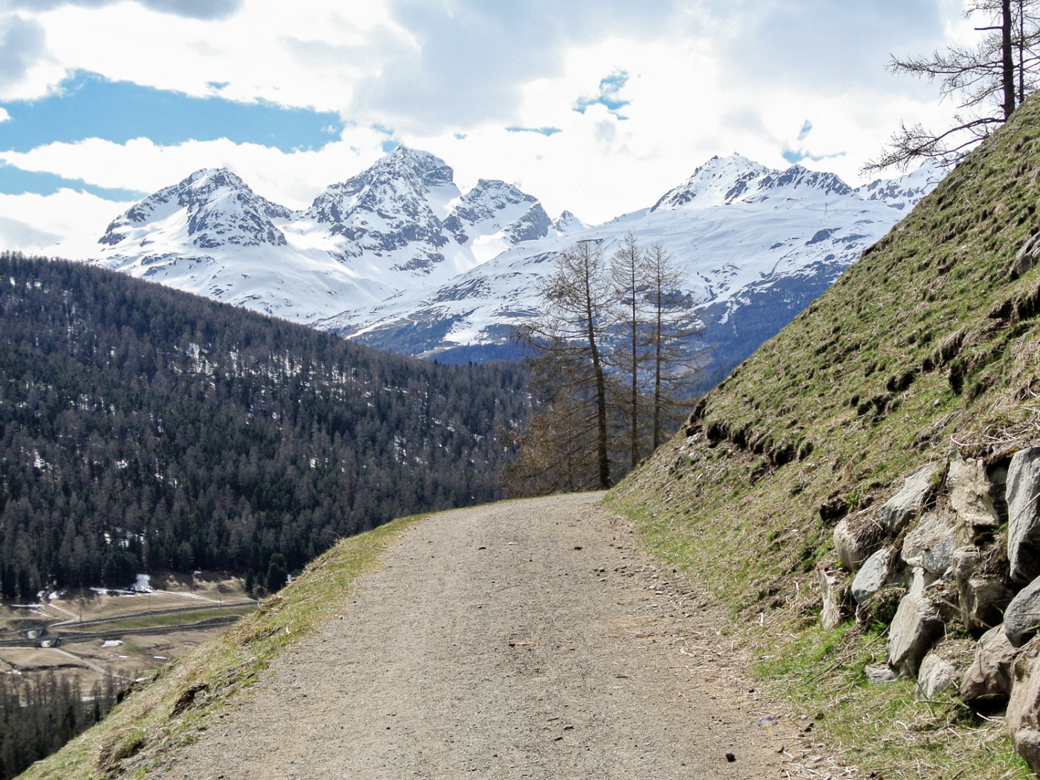 Une impressionnante coulisse de montagne est garantie. Photo: Rémy Kappeler