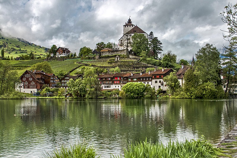 Städtli und Schloss Werdenberg. Bilder: Verein «Die Schweizer Schlösser»