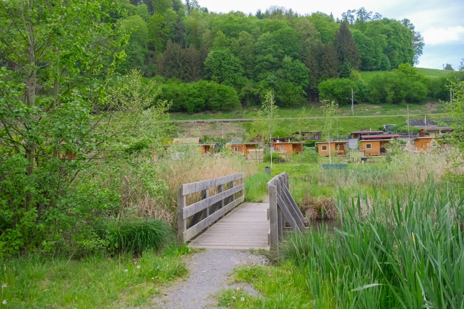 Das Gebiet rund um die Schrebergärten im Friedental wurde vor einigen Jahren zu einem Naherholungsgebiet umgestaltet.