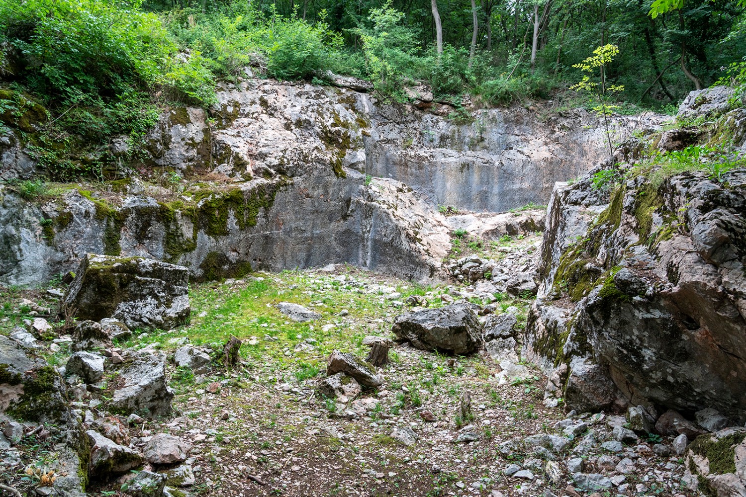 Les Cave di Marmo di Arzo, aujourd’hui abandonnées.