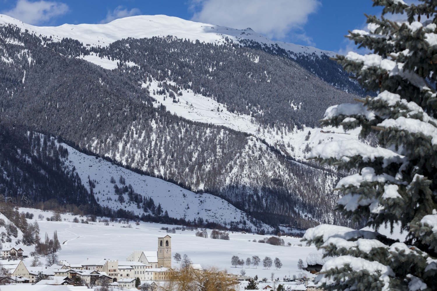 La frontière avec l’Italie est toute proche du Val Müstair. Photo: Iris Kürschner