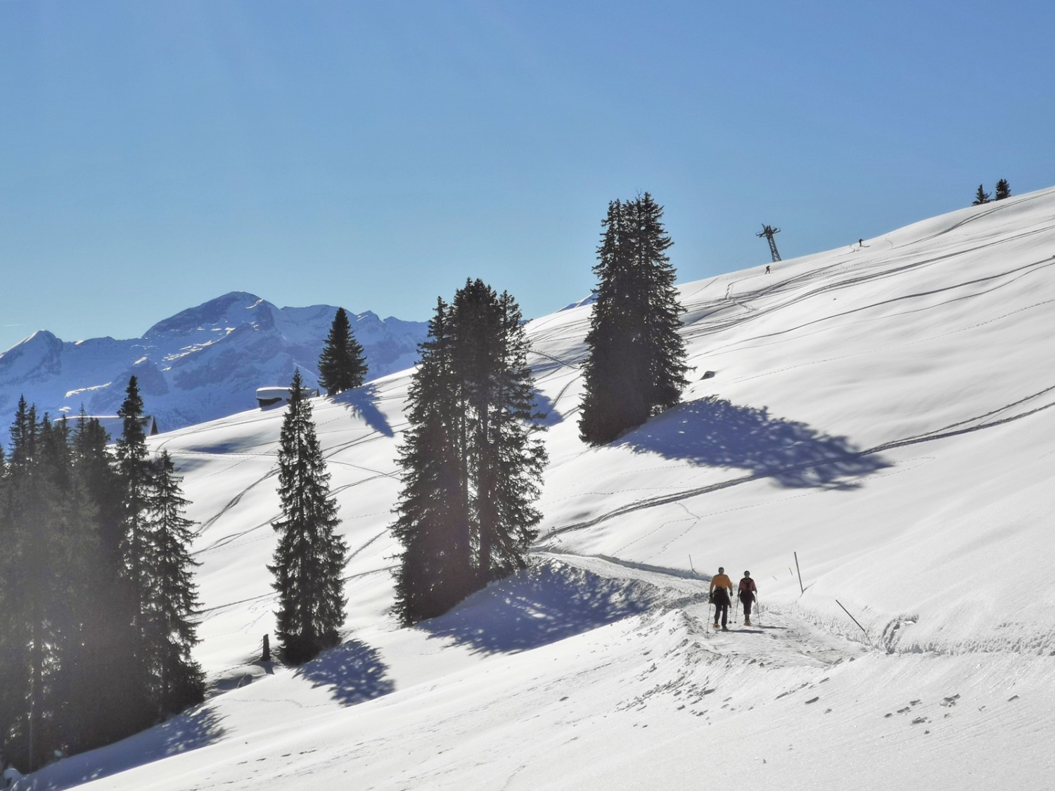 Unterhalb der Bergstation der stillgelegten Gondelbahn. Bild: Andreas Staeger