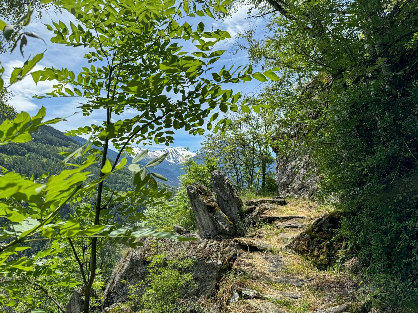 Aufstieg vor dem Salzgäbchnubel