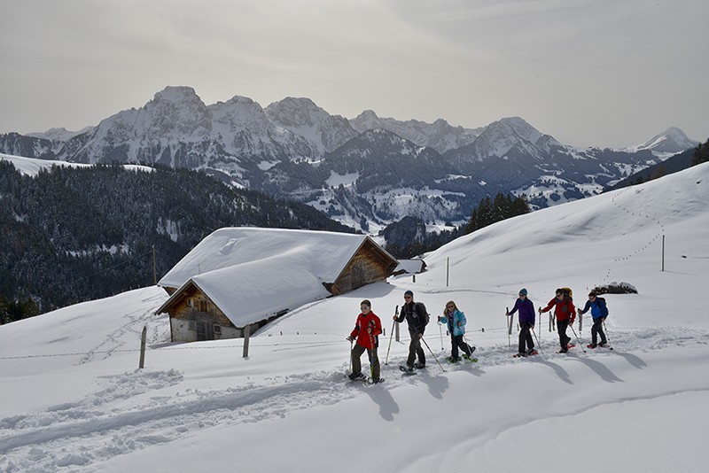 Bis zum höchsten Punkt bei Raye du Baillif geht es nicht mehr lange. Im Hintergrund reiht sich Gipfel an Gipfel. (Bilder: Daniel Fuchs)