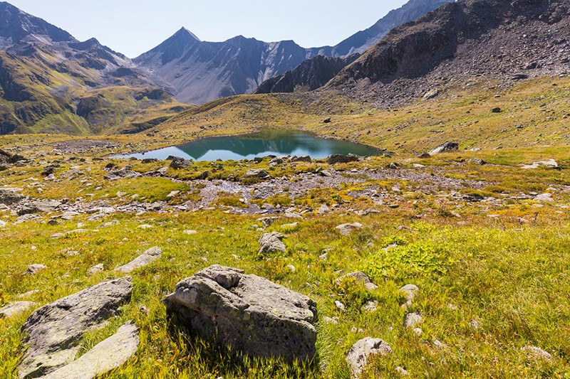 Rast beim Bergsee Murtel da Lai, bevor der grosse Aufstieg beginnt.
Bilder: Daniel Fleuti