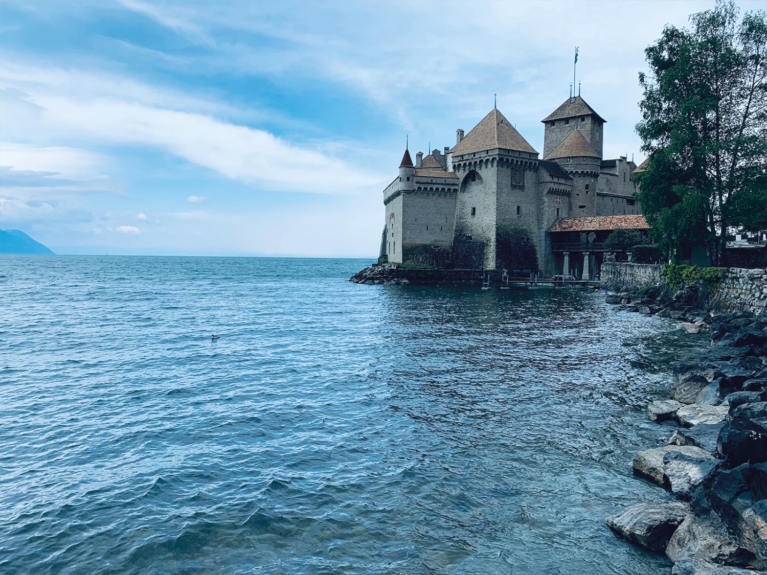 Château de Chillon, Startpunkt der Wanderung. Bild: Aswathy N