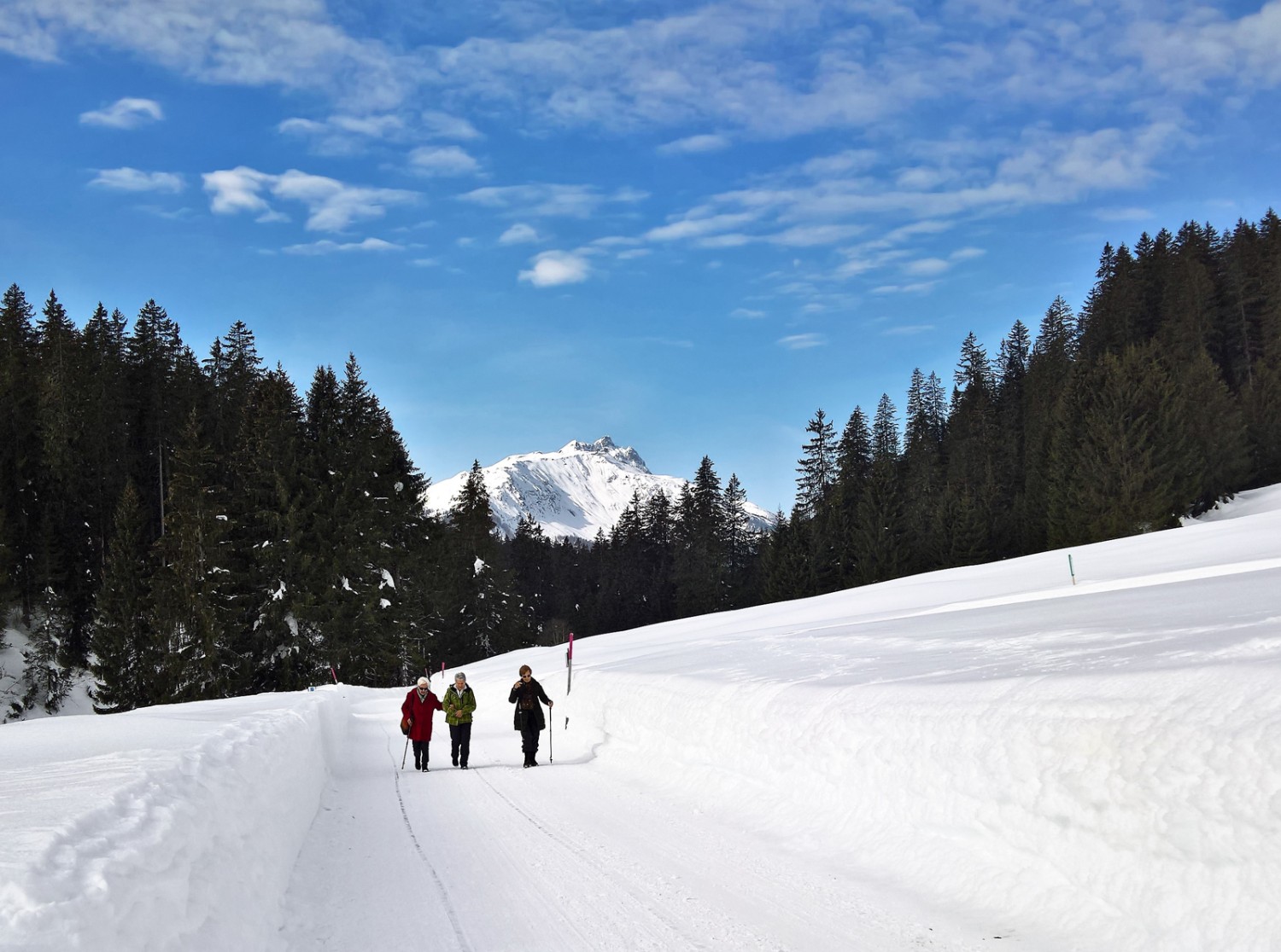 Auf dem Rückweg von Garfiun nach Monbiel. Bild: Andreas Staeger