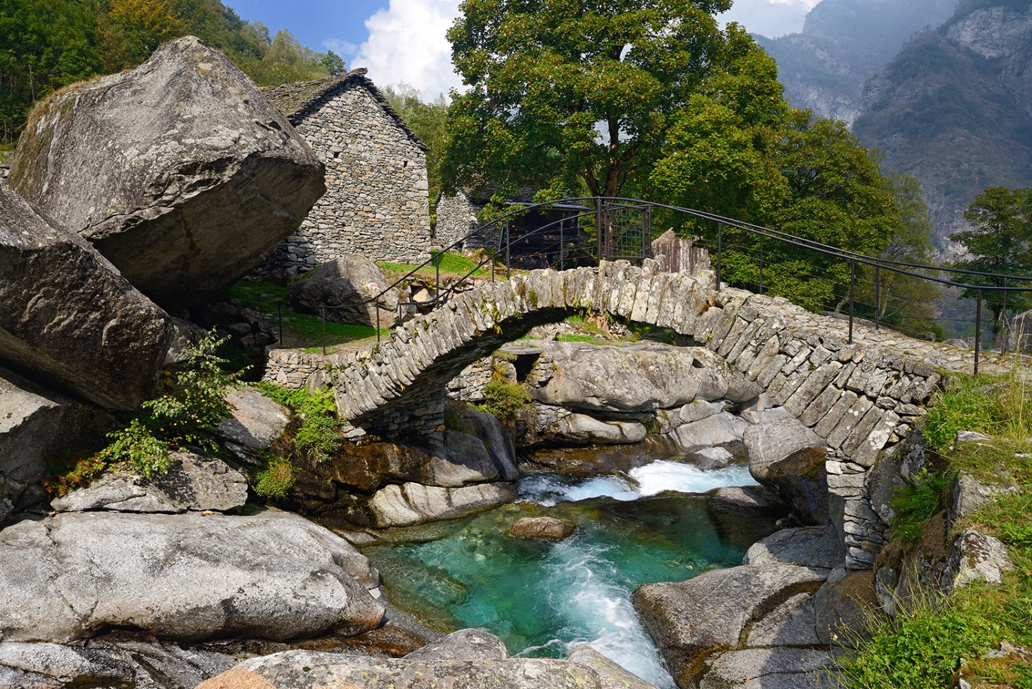 Tessiner Idylle in Puntid. Bild: natur-welten.ch